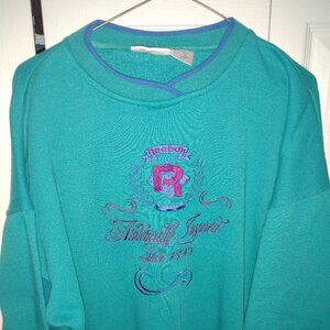 Vintage Reebok Aqua sweatshirt size large
